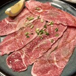 炭火焼肉 たけのうち - ツラミ塩焼き