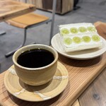 ARCOBALENO COFFEE ROASTERY TAKASAKI - 料理写真:フルーツサンドとブレンド