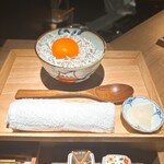 炭割烹 新谷 - 〆の和歌山田辺・増富商店のシラスご飯