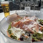 ECO FARM CAFE 632 - 生ハムサラダだったので、生ハムは端っこによけましたｗ