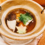 みなと寿し - 甘鯛と車海老の土瓶蒸し(アップ)