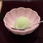 鮨 福原 - 自家製紫蘇のアイス