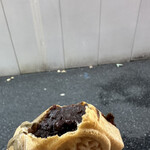 森乃園 - もなかの中は餡がギッシリ✨