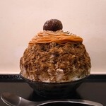 京氷ゆきみ庵 - 『紅茶ラテモンブラン』(1900円)～!!( ^o^)ﾉ