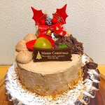 京氷菓 つらら - ショコラクリーム、モンブランクリームは、ほんのりした甘さで、中のフィアンティーヌのサクサクっとした食感とアプリコットソースの酸味がよいアクセントになっていて、めちゃめちゃ美味しい〜!!( ^o^)ﾉ