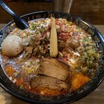 鬼の目にも涙 - 鬼殺し+250円大盛　やっばい激辛だけどめちゃ旨