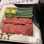 深雪温泉 - 馬刺し