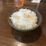 台湾ラーメンと酒菜のお店ジャン&スワン - ライス、想像以上に美味しい。