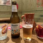 タパタパタパス - ビール“アルハンブラ”、サングリア