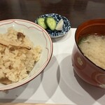 旬肴 茂 - 松茸ご飯とお椀