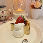 パティスリー ドュ ジュール ジュイサンス - 米粉のバスクチーズケーキ　食べ応えのあるなんとも言えない美味しさでした(*^ω^*)