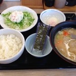 Katsuya - 朝とん汁定食390円+税