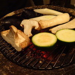 中目黒 炙家鐵玄 - 焼き野菜5点盛り