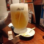 六源 - キンキンに冷えたビール