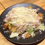 洋食 おがた - 生ハムとクルトンパルミジャーノレタスサラダ