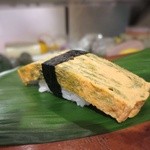 京橋 京すし - 手焼き地玉子の浜名湖青さのり入り