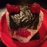 カレー屋アカマル - 限定！すじこのおにぎり。