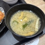 松のや 佐倉白銀店 - 味噌汁