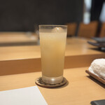 赤坂 鮨 天ぷら 祇園いわい - 桃ソーダ