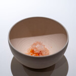 レストラン オオツ - 2025.11 熟成柿 イタドリのグラニテ