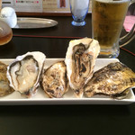かき松島 こうは - 牡蠣の三点盛り