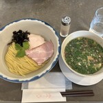 八二軒 - 昆布水つけ麺(鶏と貝)