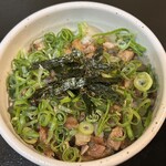 布施 細見商店 - 焼豚丼セット@380円☺️