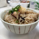 てんてんラーメン - たこめしが、朝には売り切れるという