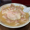 一力 - チャーシューメン。スープは豚骨と鶏ガラがベースと思われる醤油風味で、あっさり系の味わいです。