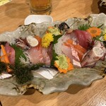 おふくろ亭 - 刺身盛り合わせ