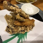 おふくろ亭 - 紅いも天ぷら