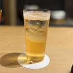 富小路 やま岸 - 梅酒ソーダ