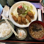 そば処 あおい - カキフライ定食