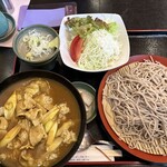 そば処 あおい - カレー丼(お蕎麦セット)