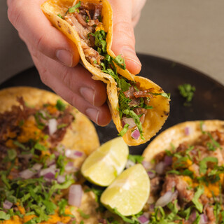 メキシコシティのクラッシックタコスと国産クラフトビール