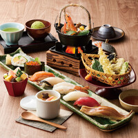 特選にぎり寿司と土瓶蒸し御膳