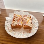 三重白山ゴルフコース - ピザトースト　420円