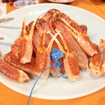 レイクサイド琴引 - タグ付き活けカニ