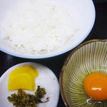 酔鯨亭 - 土佐ジローの卵かけご飯