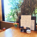 やぶ善 - 卓上常備。