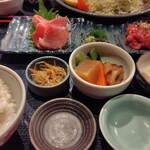 築地 ふじむら - 中落ちと脳天刺し定食