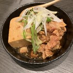 ロンタン - 肉豆腐、お肉が脂っこくなくて、揚げ物前のアテにぴったりです