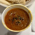 ナンダ インディアン ダイニング - 料理写真:テイクアウトのパニールカダイカレー