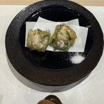 すし あお - たちとレンコンの天ぷら