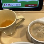 ガスト - トマトスープ、ホットコーヒー