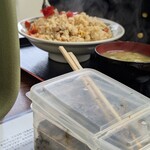 白龍ラーメン - マツジュンのやきめし大盛　スープorみそ汁付き