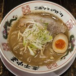 煮干結社 - 【限定】極太極濃煮干ソバ。～青森産煮干100%～　1300円