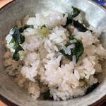 とん兵衛 鴻巣店 - わかめご飯