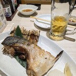 さかな酒場 魚星 - カマ焼き(この日はカンパチ)