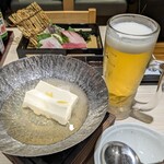 さかな酒場 魚星 - 突出しの湯豆腐